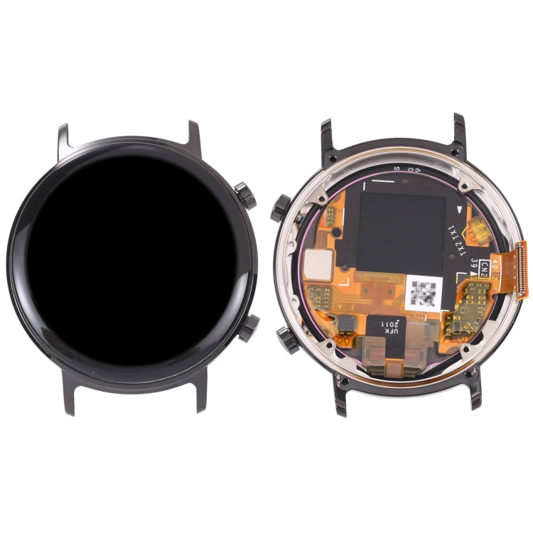 Original LCD Screen and Digitizer Full Assembly With Frame for Huawei Watch GT 2 42mm(Black)