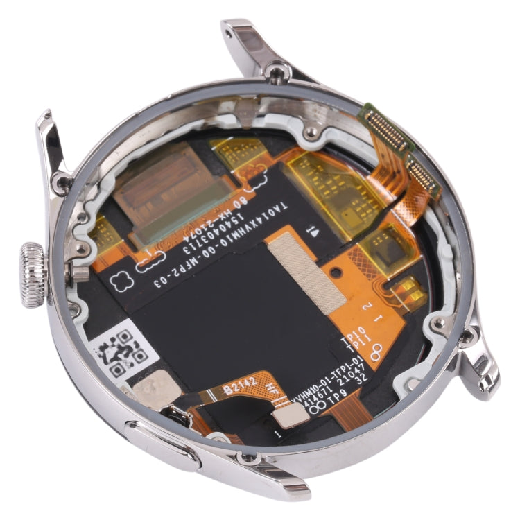 Original LCD Screen and Digitizer Full Assembly With Frame for Huawei Watch 3(Silver)