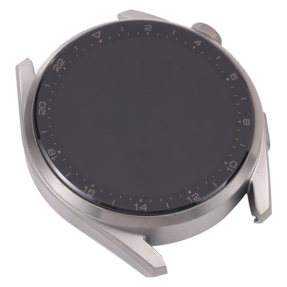 Original LCD Screen and Digitizer Full Assembly With Frame for Huawei Watch 3 Pro(Silver)