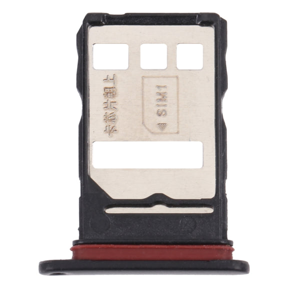 SIM Card Tray + SIM/NM Card Tray for Huawei Y9a (Black)