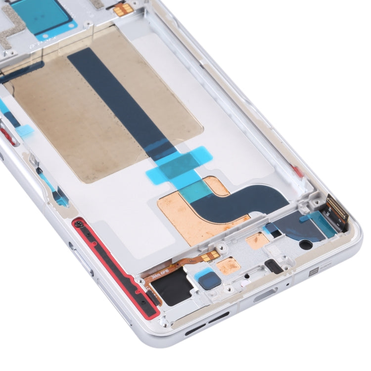 Original LCD Screen and Digitizer Full Assembly with Frame for Xiaomi Redmi K50 Gaming/Poco F4 GT(White)