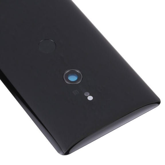 Original Battery Back Cover with Fingerprint for Sony Xperia XZ3(Black)