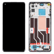 Original LCD Screen For OPPO Reno5 Pro 5G Digitizer Full Assembly with Frame(Silver)