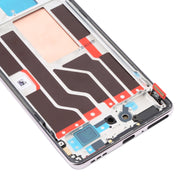 Original LCD Screen For OPPO Reno5 Pro 5G Digitizer Full Assembly with Frame(Silver)