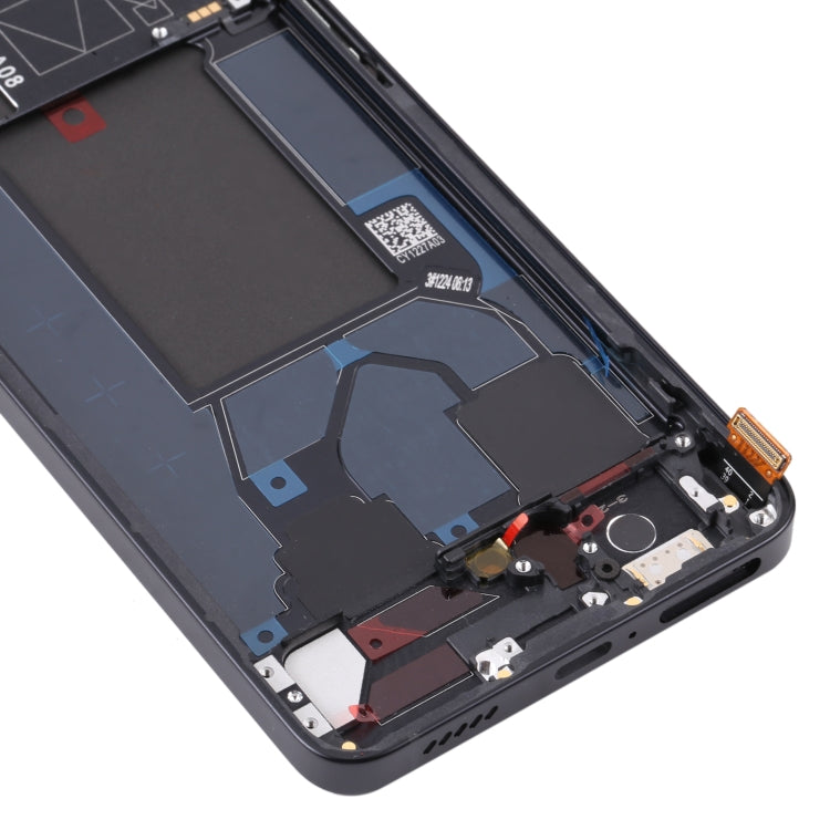 Original LCD Screen For OPPO Reno7 5G China PFJM10 Digitizer Full Assembly with Frame (Black)