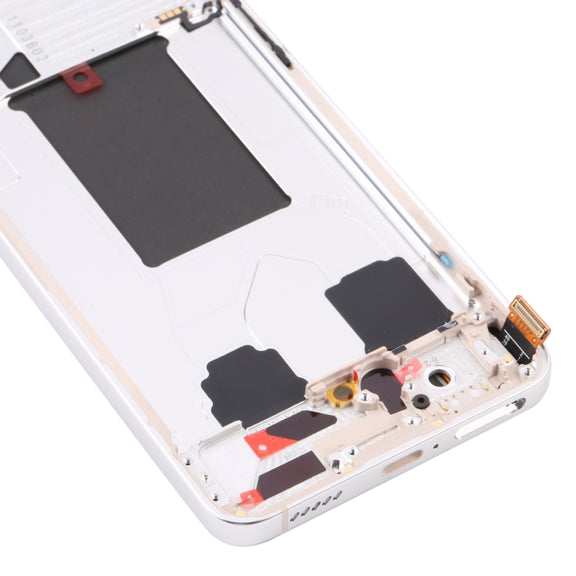 Original LCD Screen For OPPO Reno7 5G China PFJM10 Digitizer Full Assembly with Frame (Gold)