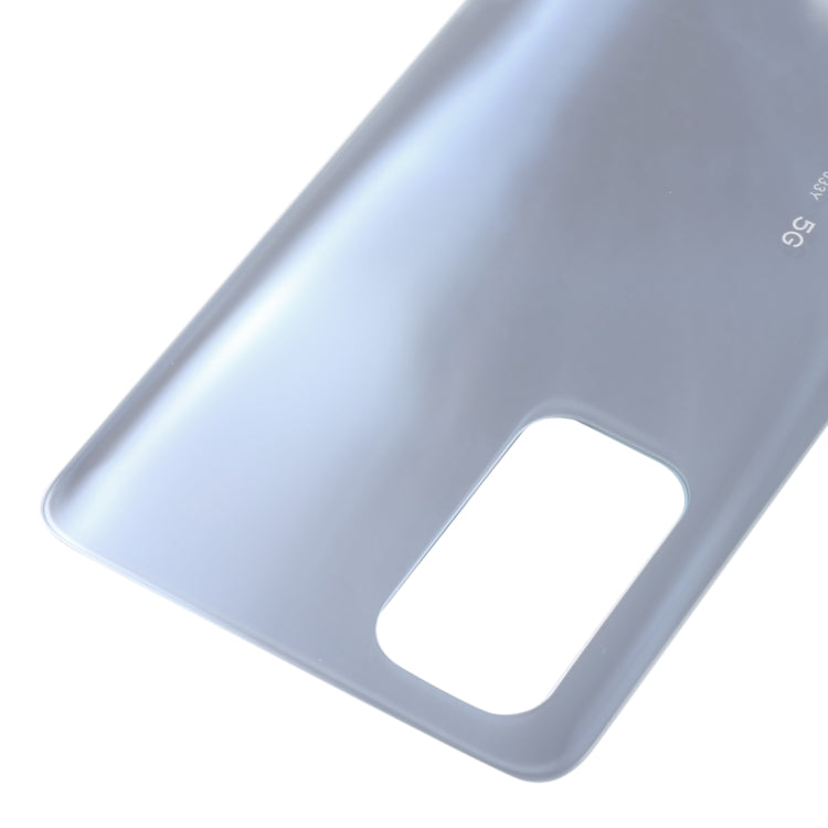 Glass Battery Back Cover for Xiaomi Redmi K30S/Mi 10T/Mi 10T Pro(Silver)