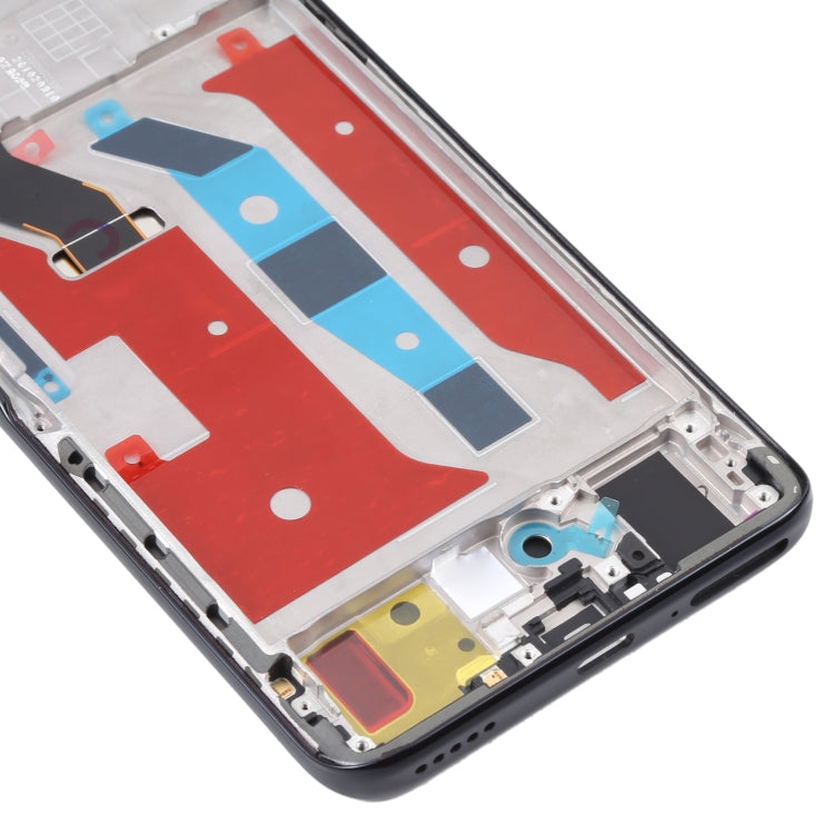 Original LCD Screen for Huawei Nova 8i Digitizer Full Assembly with Frame(Black)