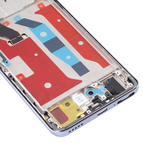 Original LCD Screen for Honor X20 Digitizer Full Assembly with Frame(Purple)