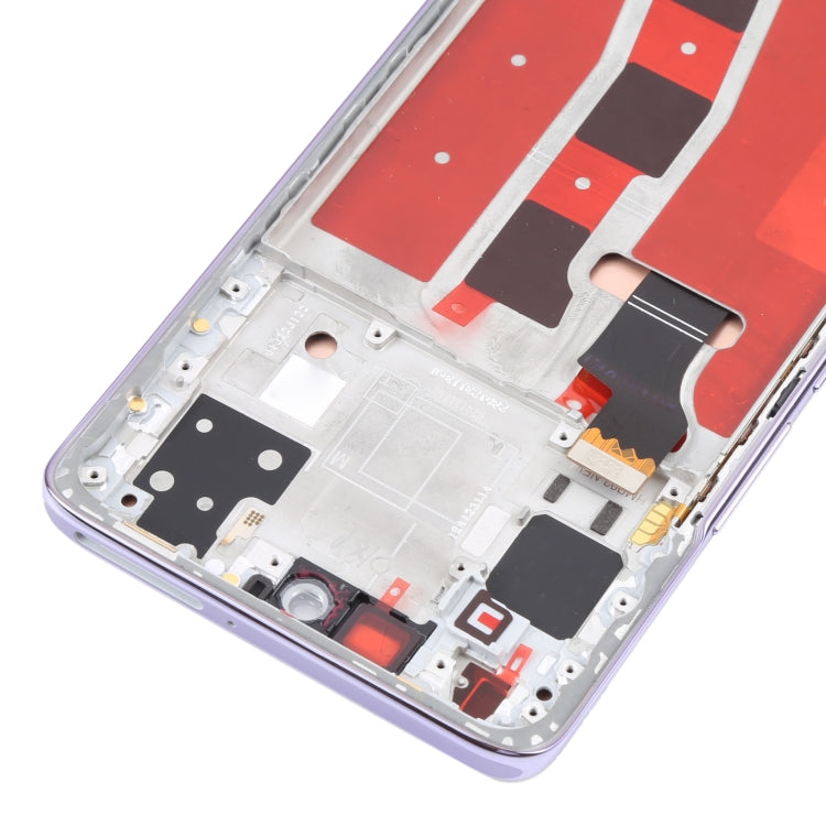 Original OLED LCD Screen for Huawei Nova 8 5G Digitizer Full Assembly with Frame(Purple)