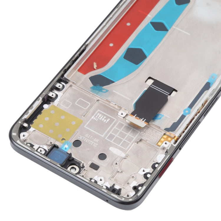 Original LCD Screen for Honor X30i Digitizer Full Assembly with Frame(Black)
