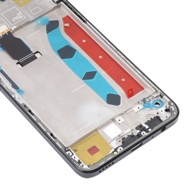 Original LCD Screen for Honor X8 Digitizer Full Assembly with Frame(Black)