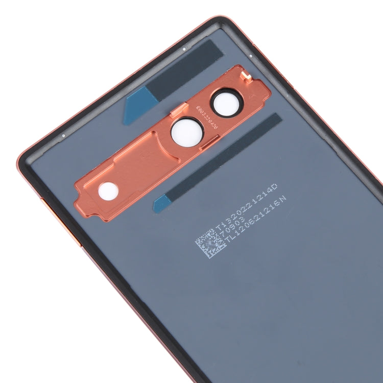 For Google Pixel 7A Original Battery Back Cover with Camera Lens Cover(Orange)