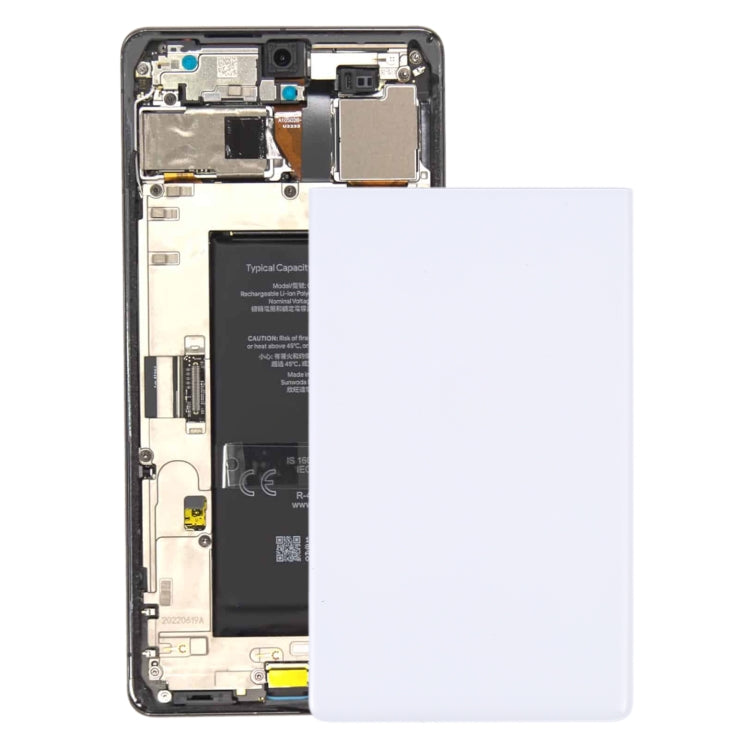 Battery Back Cover for Google Pixel 6a(White)