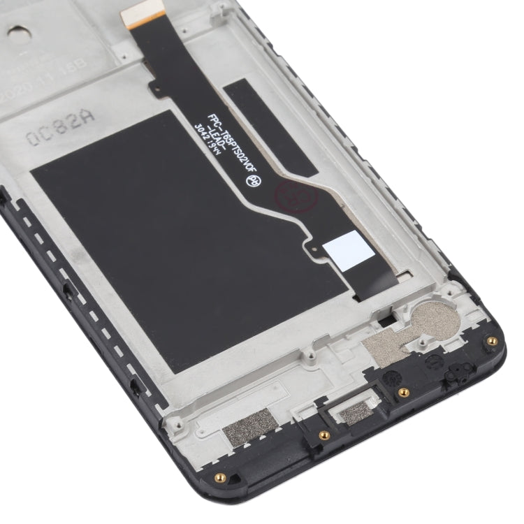 OEM LCD Screen For ZTE Blade A7S 2020 A7020 Digitizer Full Assembly with Frame (Black)
