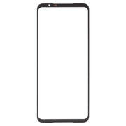 For Asus ROG Phone 5 Pro ZS673KS Front Screen Outer Glass Lens with OCA Optically Clear Adhesive (Black)