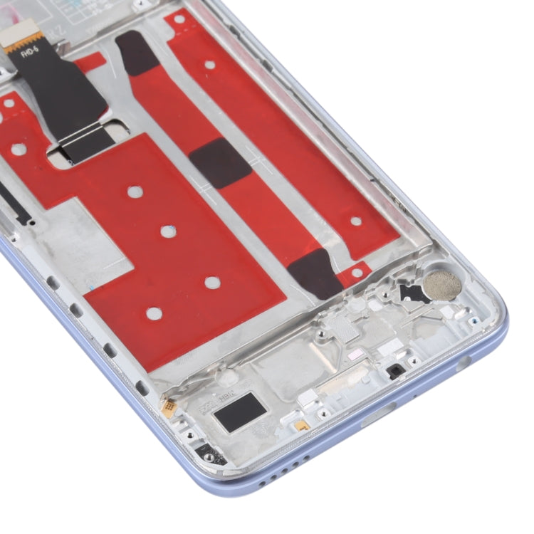 Original LCD Screen For Huawei Nova 7 SE / Honor 30S Digitizer Full Assembly with Frame(Silver)