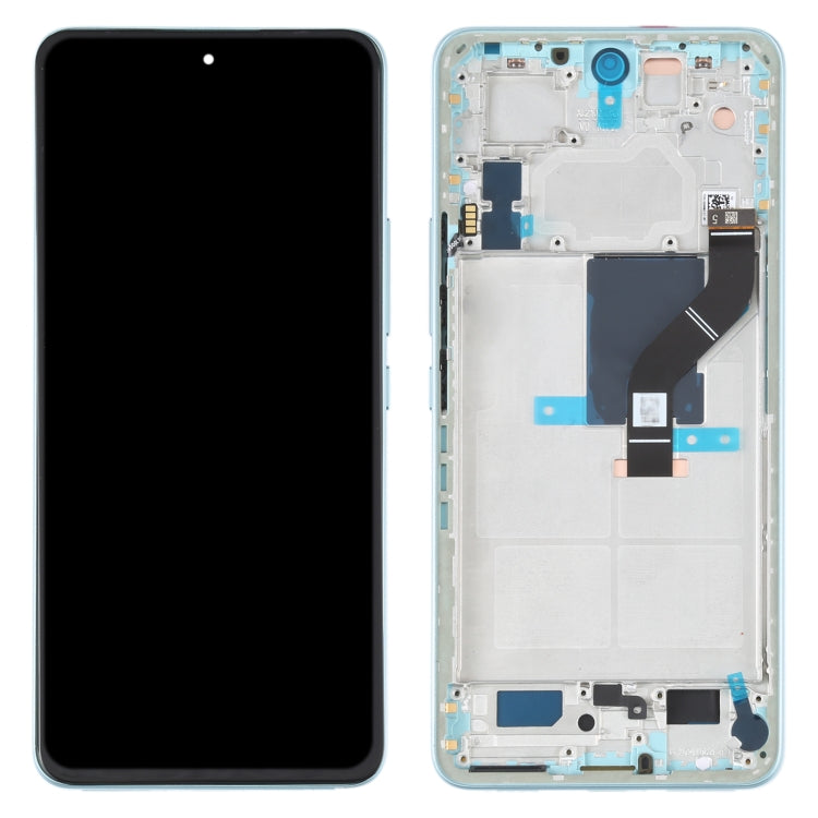 Original LCD Screen For Xiaomi 12 Lite Digitizer Full Assembly with Frame (Green)