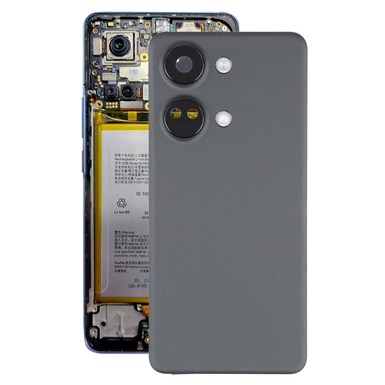 For OnePlus Nord 3 Original Battery Back Cover with Camera Lens Cover(Black)