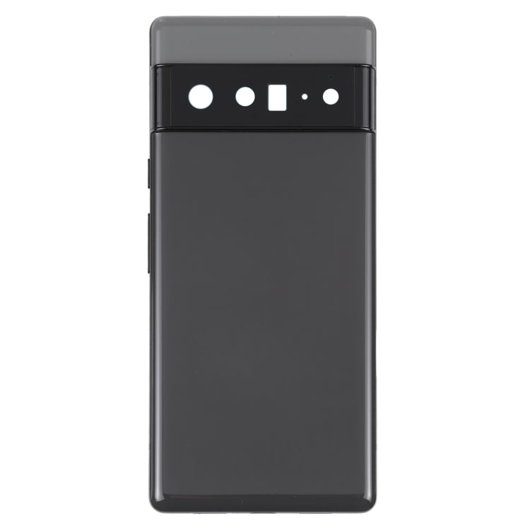 For Google Pixel 6 Pro Battery Back Cover with Middle Frame(Black)