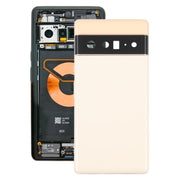 For Google Pixel 6 Pro Battery Back Cover with Middle Frame(Gold)