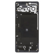 For Google Pixel 6 Battery Back Cover with Middle Frame(Black)