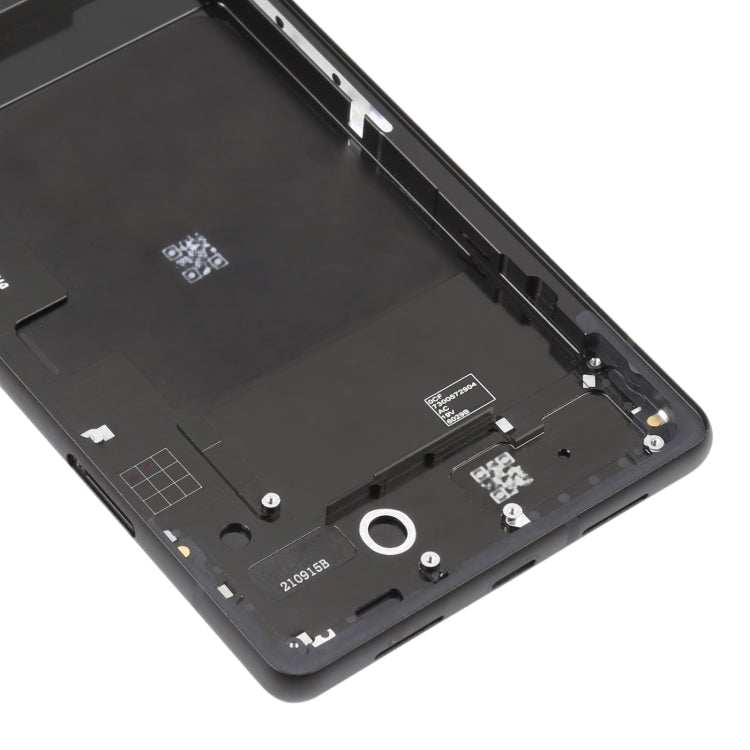 For Google Pixel 6 Battery Back Cover with Middle Frame(Black)