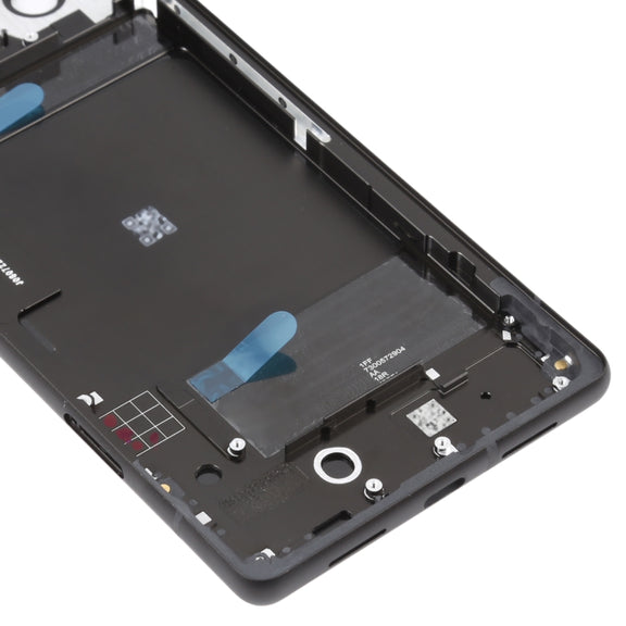 For Google Pixel 6 Battery Back Cover with Middle Frame(Pink)