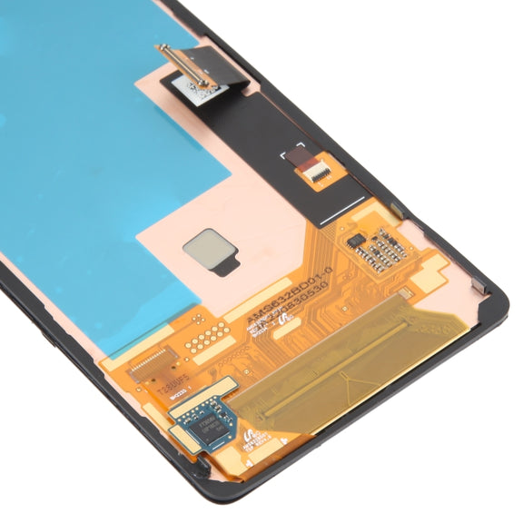 AMOLED LCD Screen For Google Pixel 7 GVU6C GQML3 Digitizer Full Assembly with Frame (Black)