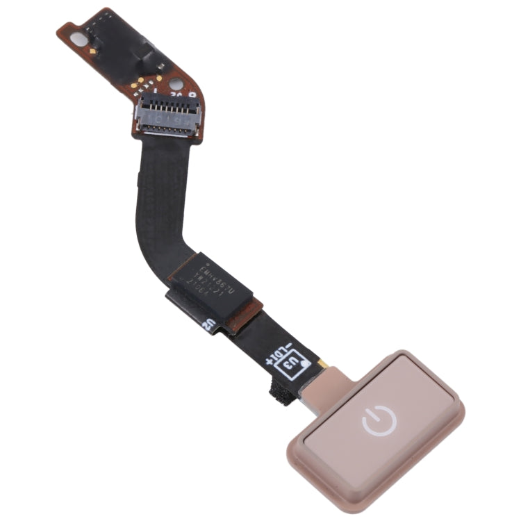 Power / Fingerprint Touch-ID Button Flex Cable for Microsoft Surface Laptop Go 1934(Gold)