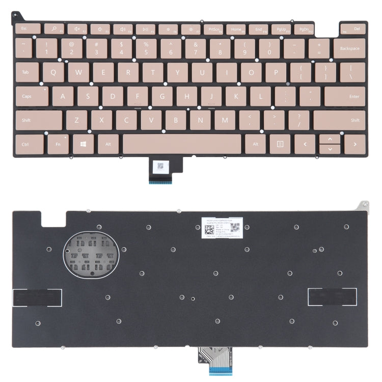 US Version Keyboard without Power Button for Microsoft Surface Laptop Go 1934(Gold)