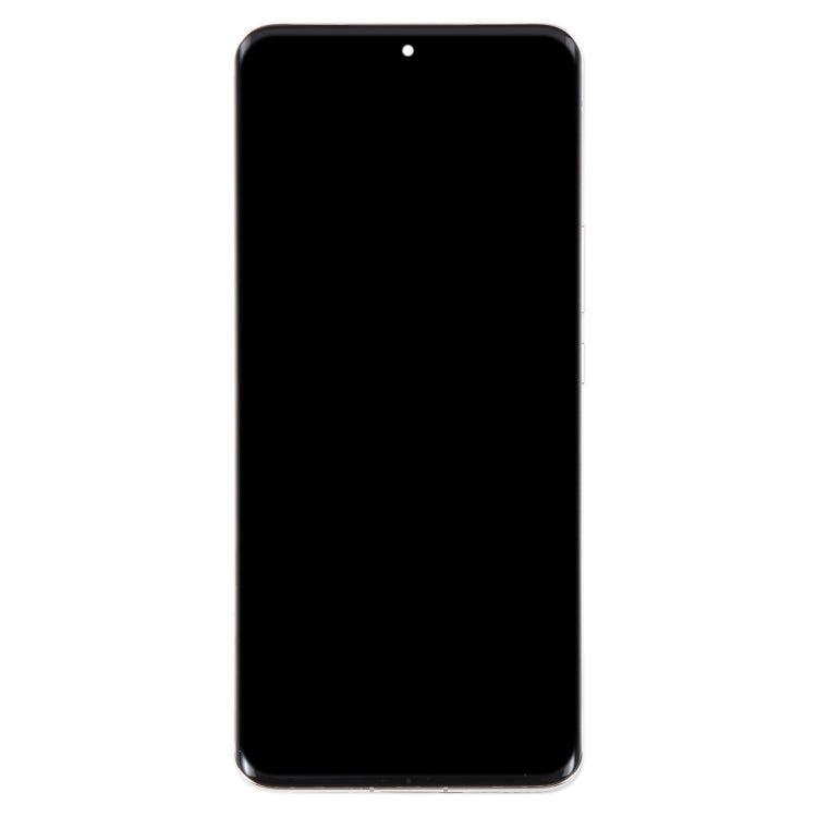 Original LCD Screen For Honor Magic4 Digitizer Full Assembly with Frame(Silver)