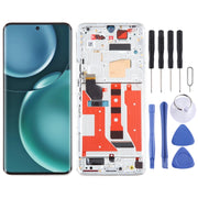 Original LCD Screen For Honor Magic4 Digitizer Full Assembly with Frame(Silver)