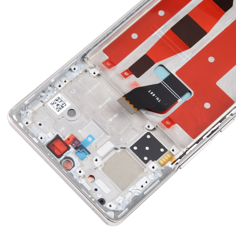 Original LCD Screen For Honor 60 Digitizer Full Assembly with Frame(Gold)