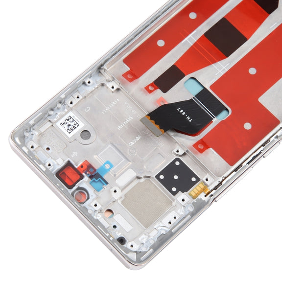 Original LCD Screen For Honor 60 Digitizer Full Assembly with Frame(Gold)