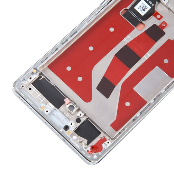 Original LCD Screen For Honor 80 Digitizer Full Assembly with Frame(Silver)