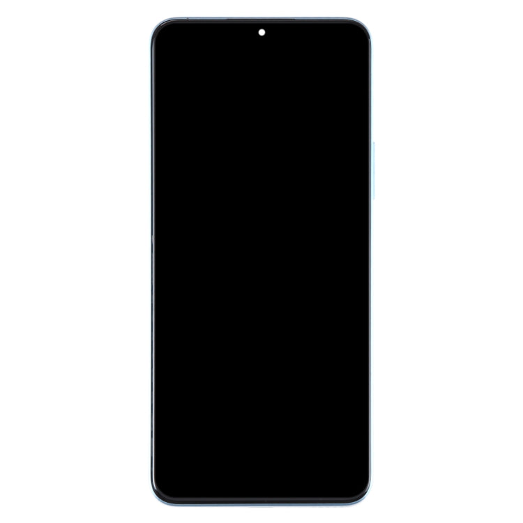 Original LCD Screen For Honor X8a Digitizer Full Assembly with Frame(Blue)