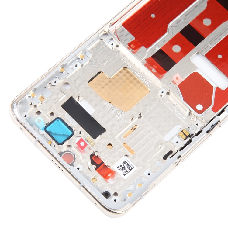 For Honor Magic4 Original Front Housing LCD Frame Bezel Plate(Gold)