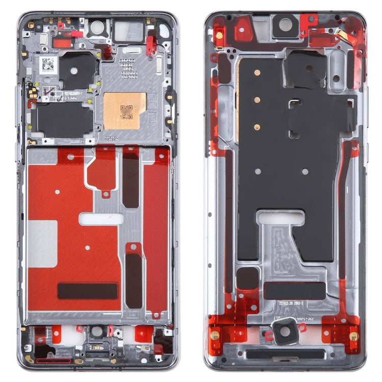 For Huawei P50 Pro Original Front Housing LCD Frame Bezel Plate(Black)
