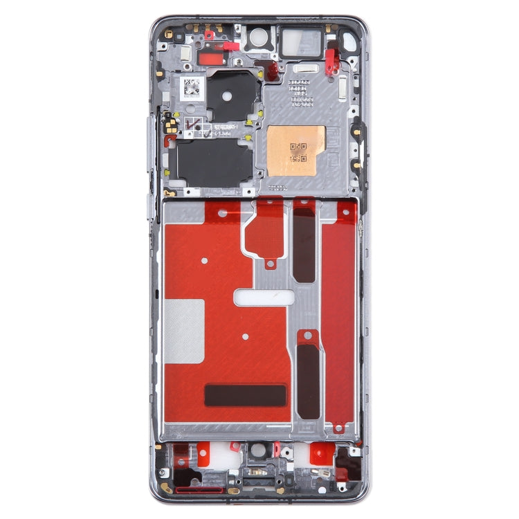 For Huawei P50 Pro Original Front Housing LCD Frame Bezel Plate(Black)