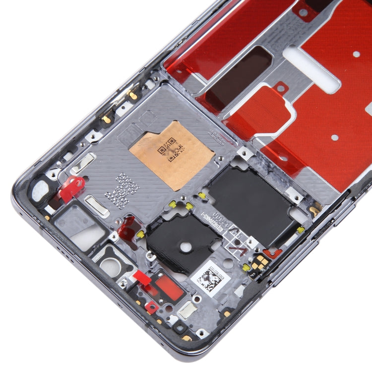 For Huawei P50 Pro Original Front Housing LCD Frame Bezel Plate(Black)