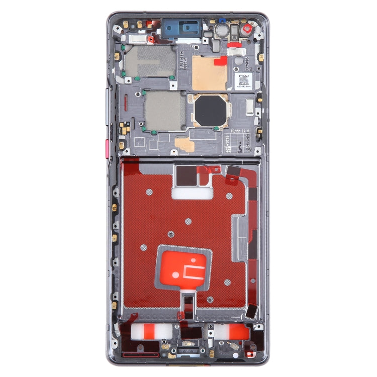 For Huawei Mate 40 Pro Original Front Housing LCD Frame Bezel Plate(Black)