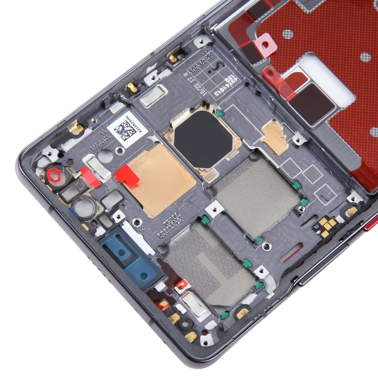 For Huawei Mate 40 Pro Original Front Housing LCD Frame Bezel Plate(Black)