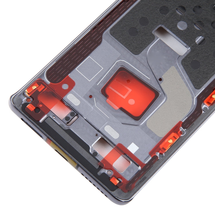 For Huawei Mate 40 Pro Original Front Housing LCD Frame Bezel Plate(Black)