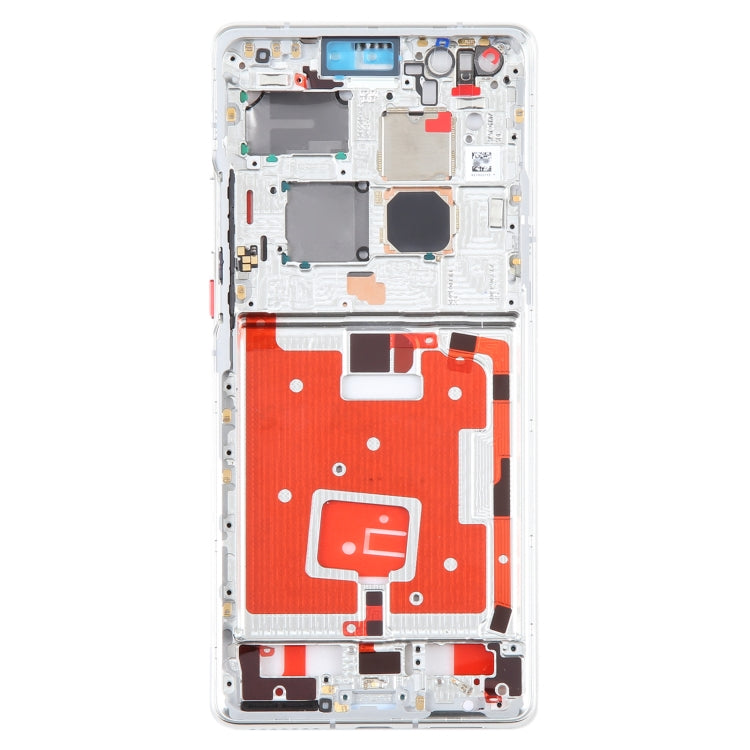 For Huawei Mate 40 Pro Original Front Housing LCD Frame Bezel Plate(Silver)