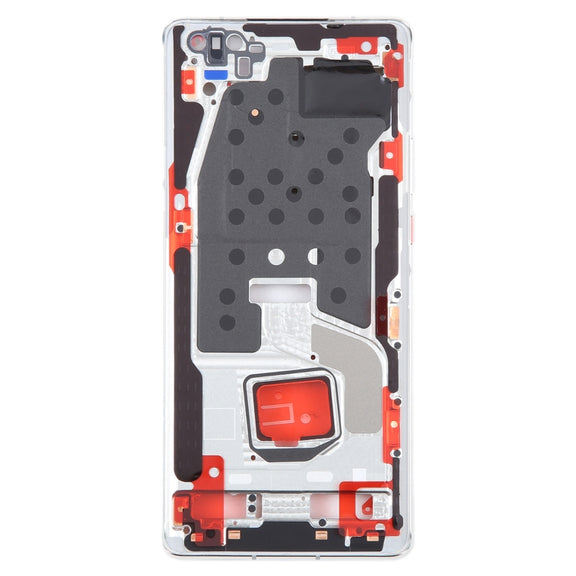 For Huawei Mate 40 Pro Original Front Housing LCD Frame Bezel Plate(Silver)