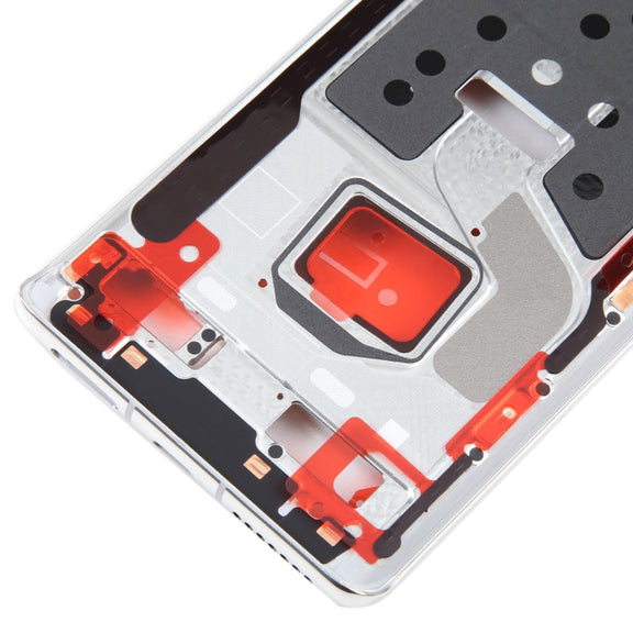 For Huawei Mate 40 Pro Original Front Housing LCD Frame Bezel Plate(Silver)