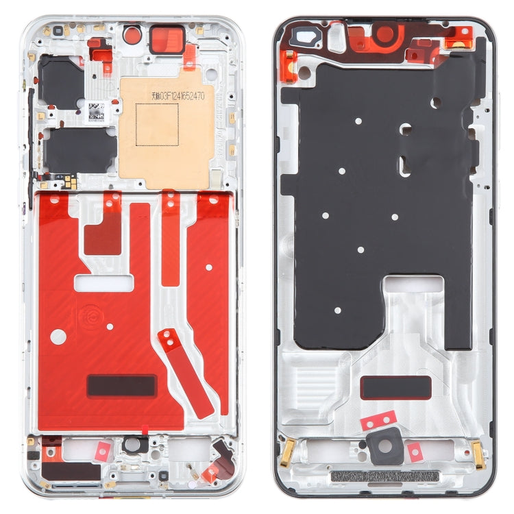 For Huawei P50 Original Front Housing LCD Frame Bezel Plate(Silver)
