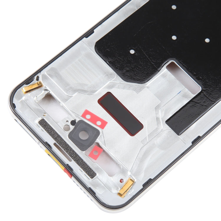 For Huawei P50 Original Front Housing LCD Frame Bezel Plate(Silver)