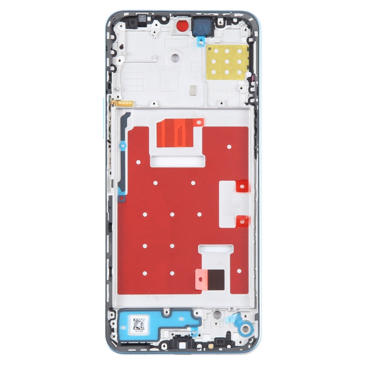 For Honor X8a Original Front Housing LCD Frame Bezel Plate(Blue)